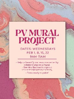 PV Mural Project Flyer